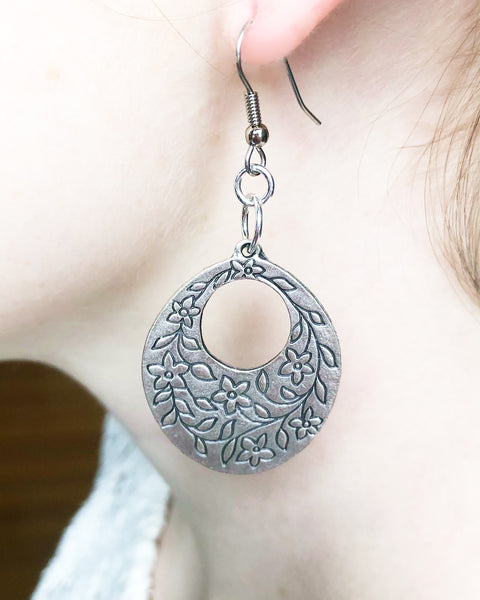 Floral Design Earrings