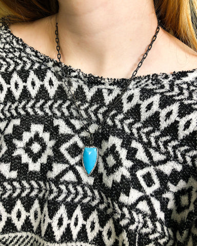 Turquoise Arrowhead Necklace